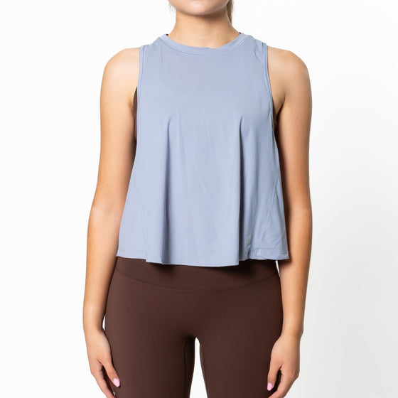 Blusa con Olanes Azul