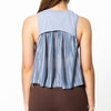 Blusa con Olanes Azul