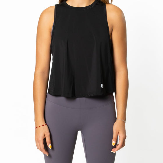 Blusa con Olanes Negra
