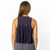 Blusa con Olanes Azul Marino