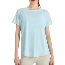  Blusa Larga con Mangas Azul